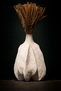 Obsidian & Bone vase