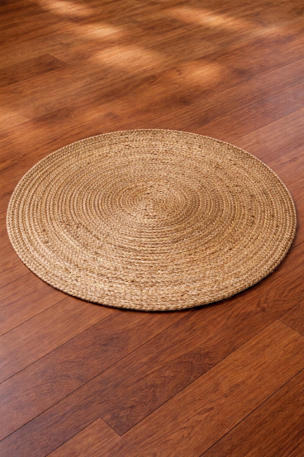 Golden Ripple Jute Rug