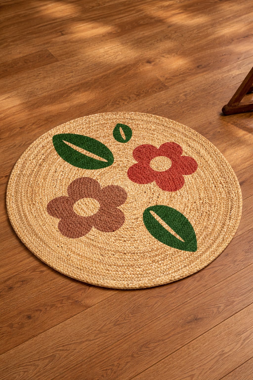 Meadow Bloom Jute Rug