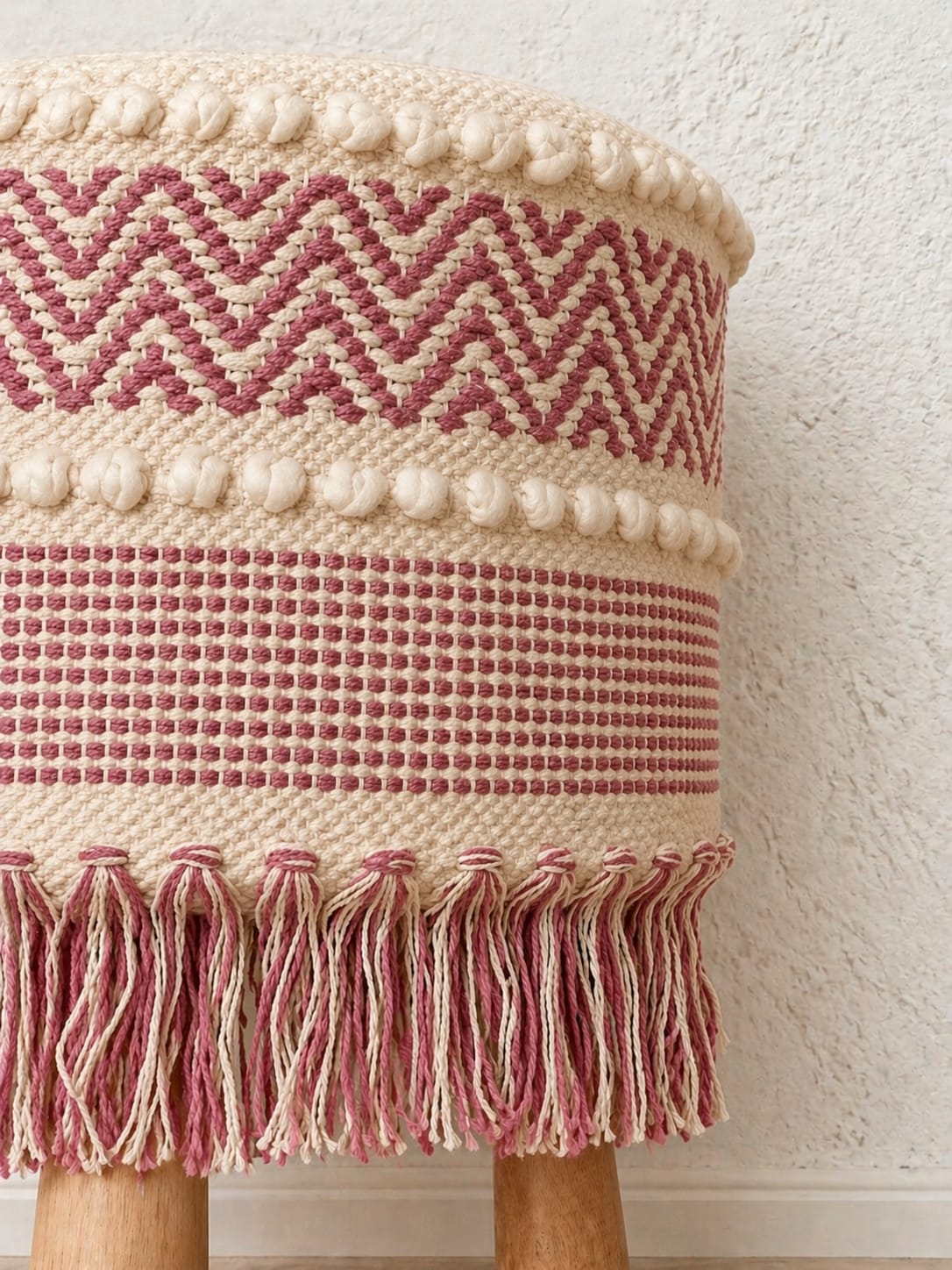 Boho Ottoman 3 Leg