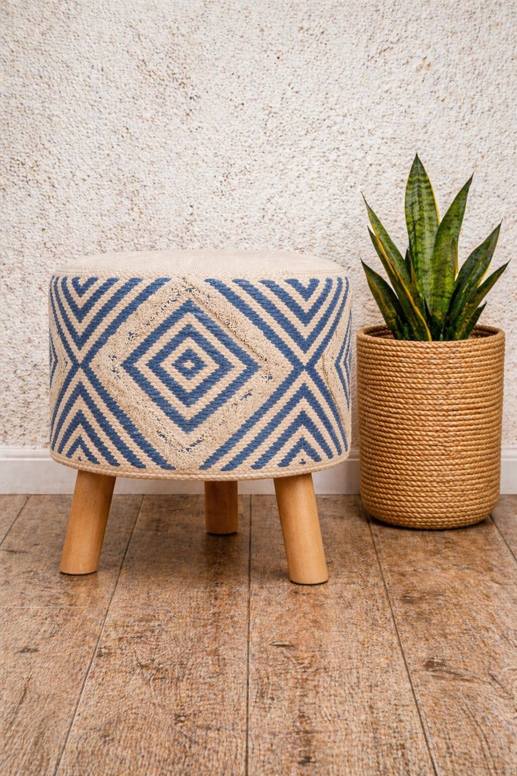 Boho Ottoman 3 Leg