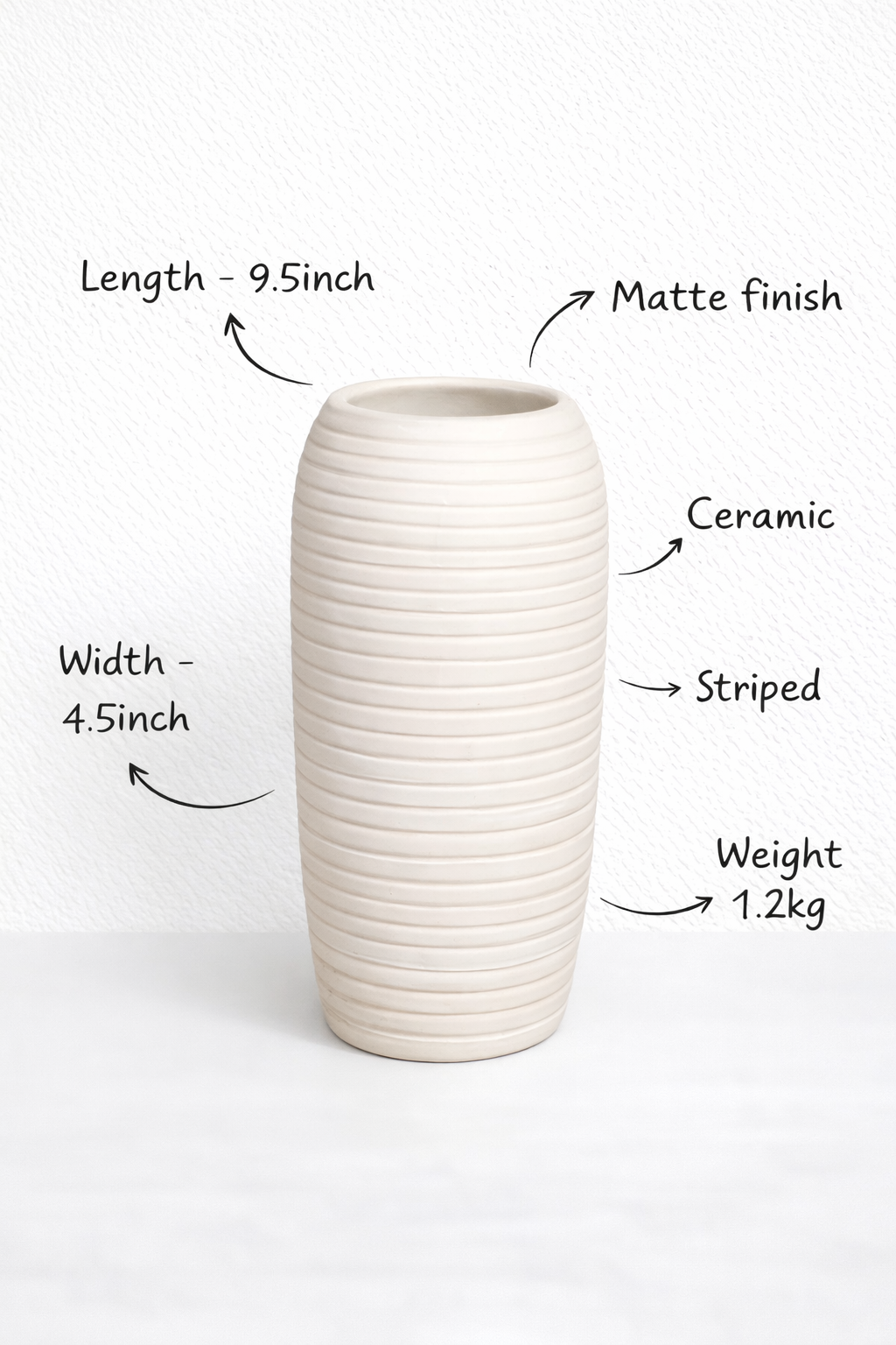 Horizon Ridge Vase