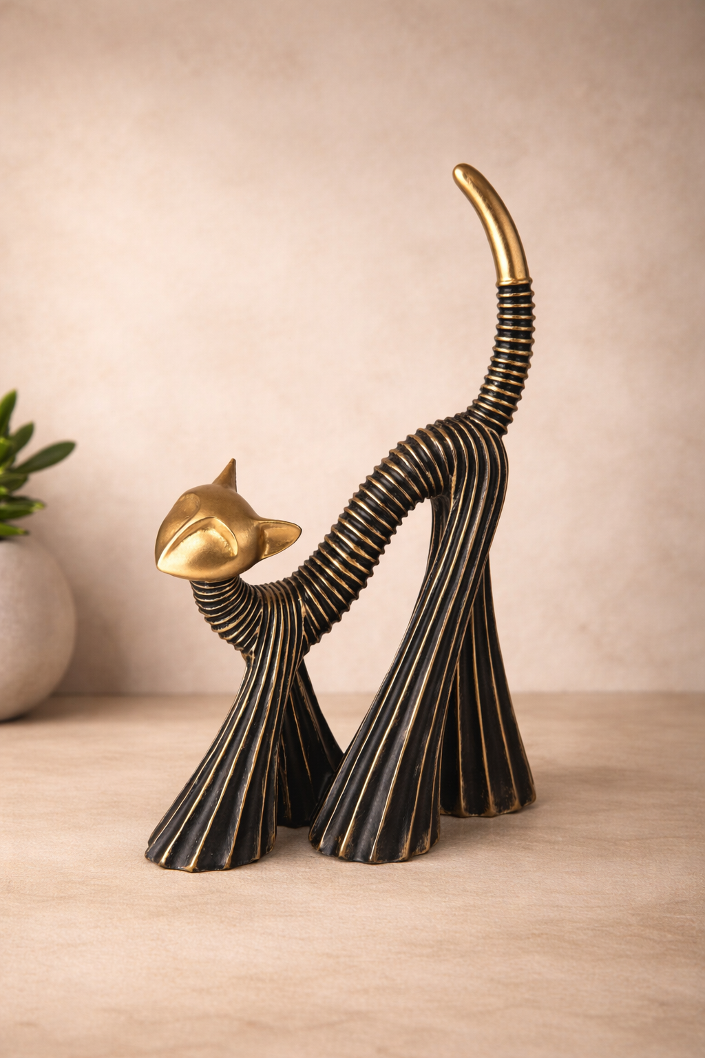 Golden Walk Feline