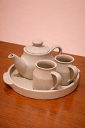 Crimson Calm Tea Set