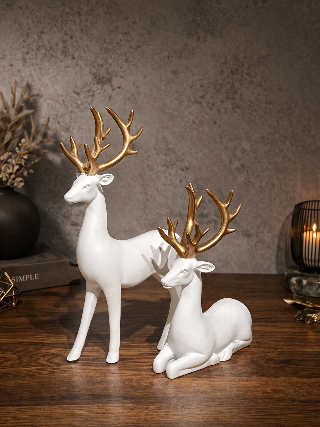 Snow Grace & Shadow Grace Deer