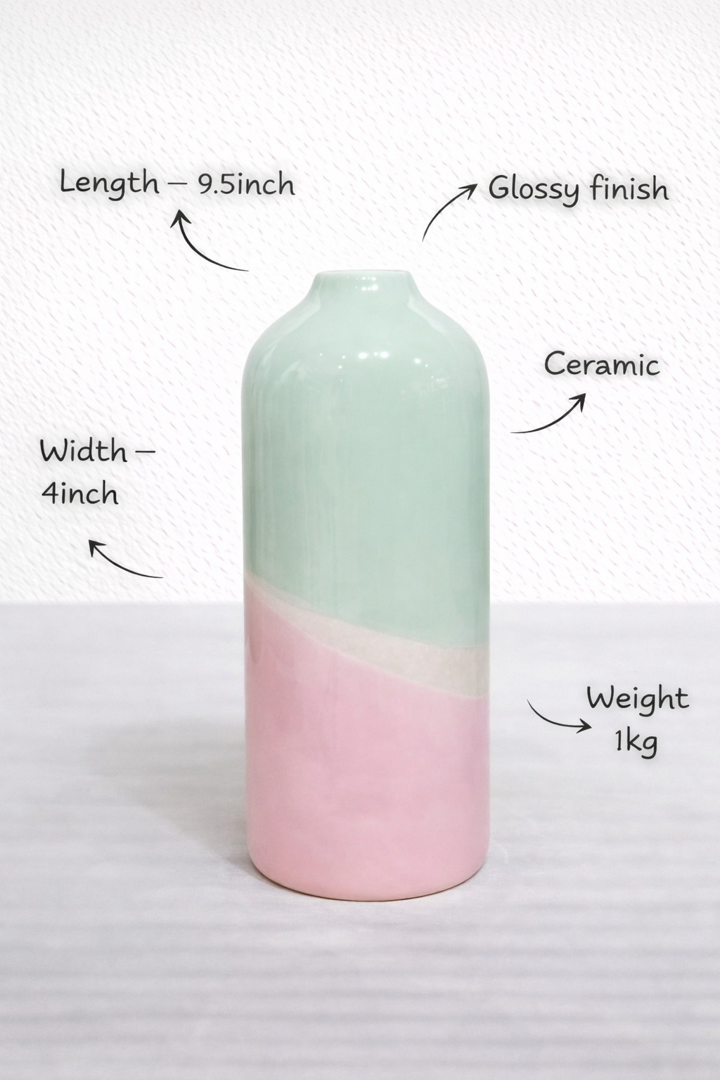 Elysian Shore Ceramic Vase