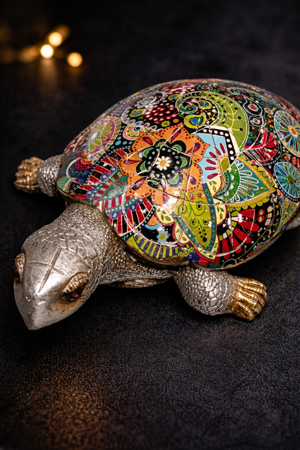 Vibrant Mosaic Turtle