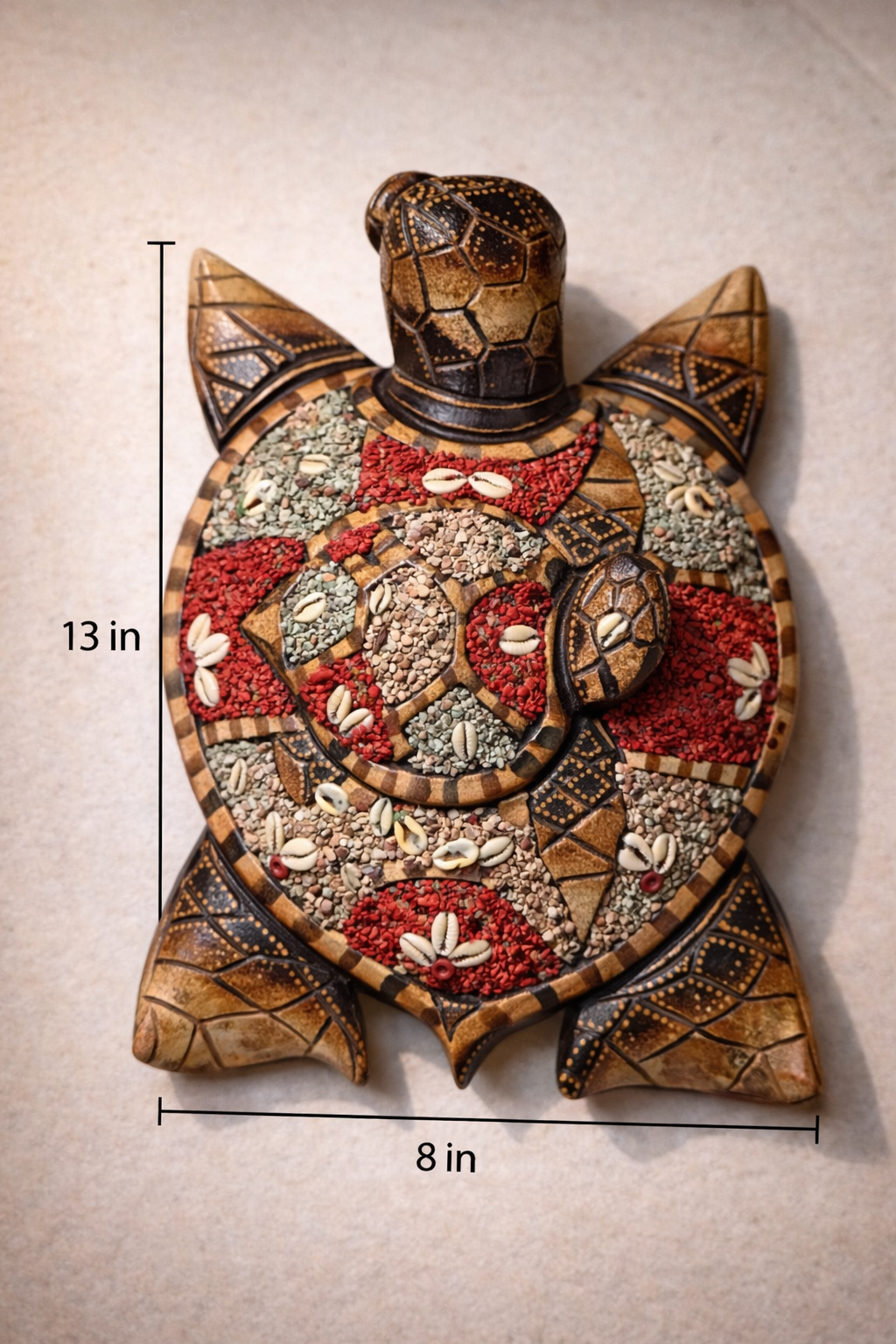 Vireza Shell Mosaic Turtle