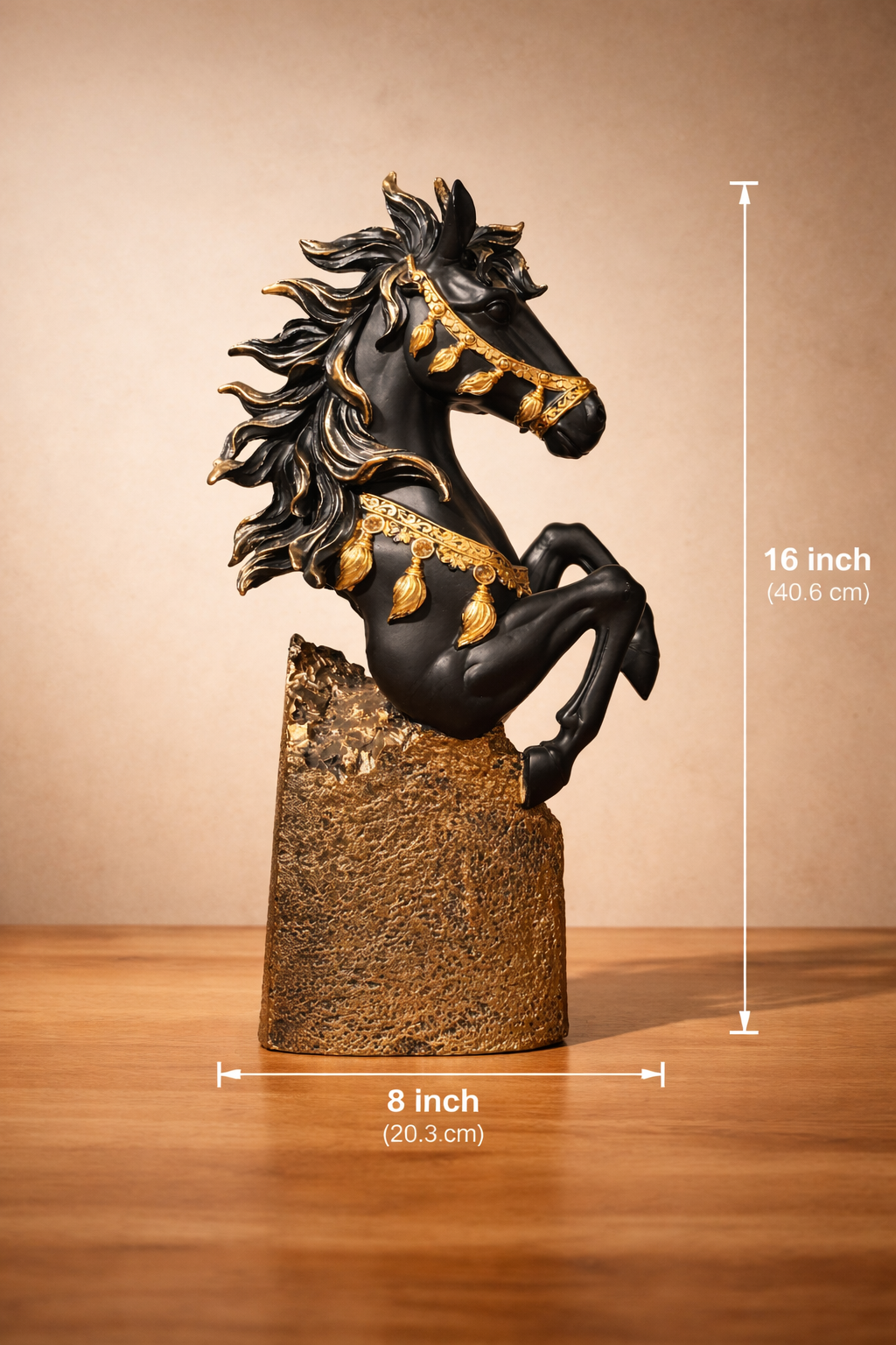 Gilded Noir Stallion