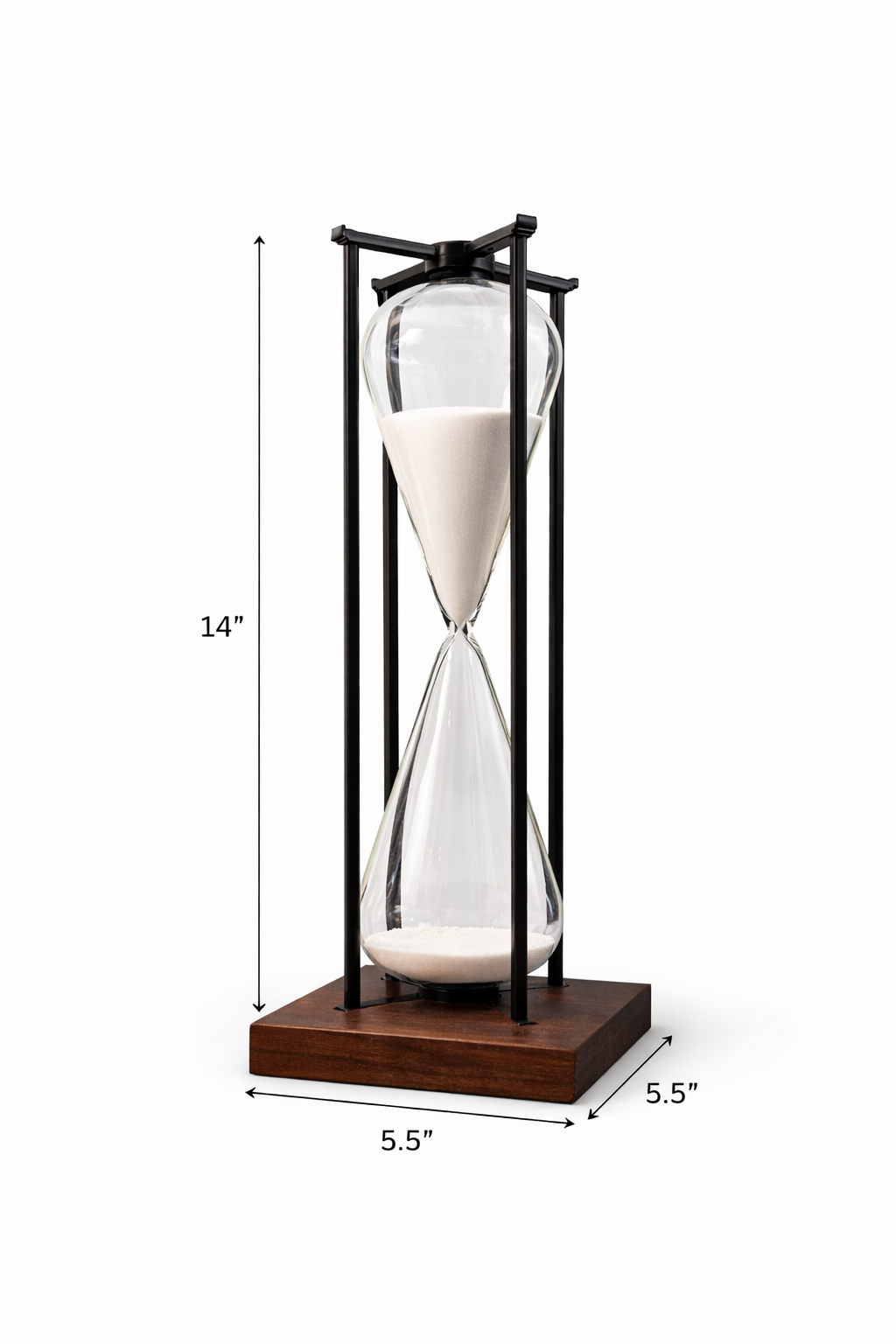 Noir Column Hourglass