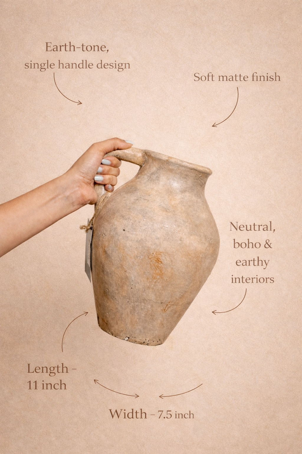 The Earthen Glow Vase