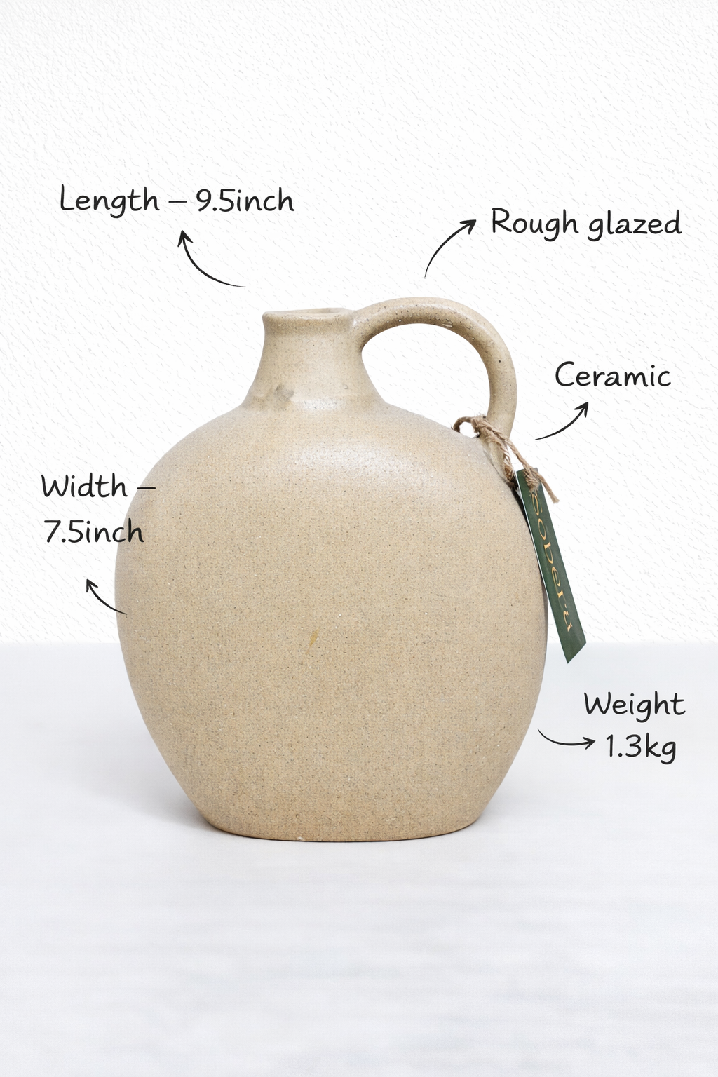 Sandy Glow Vase