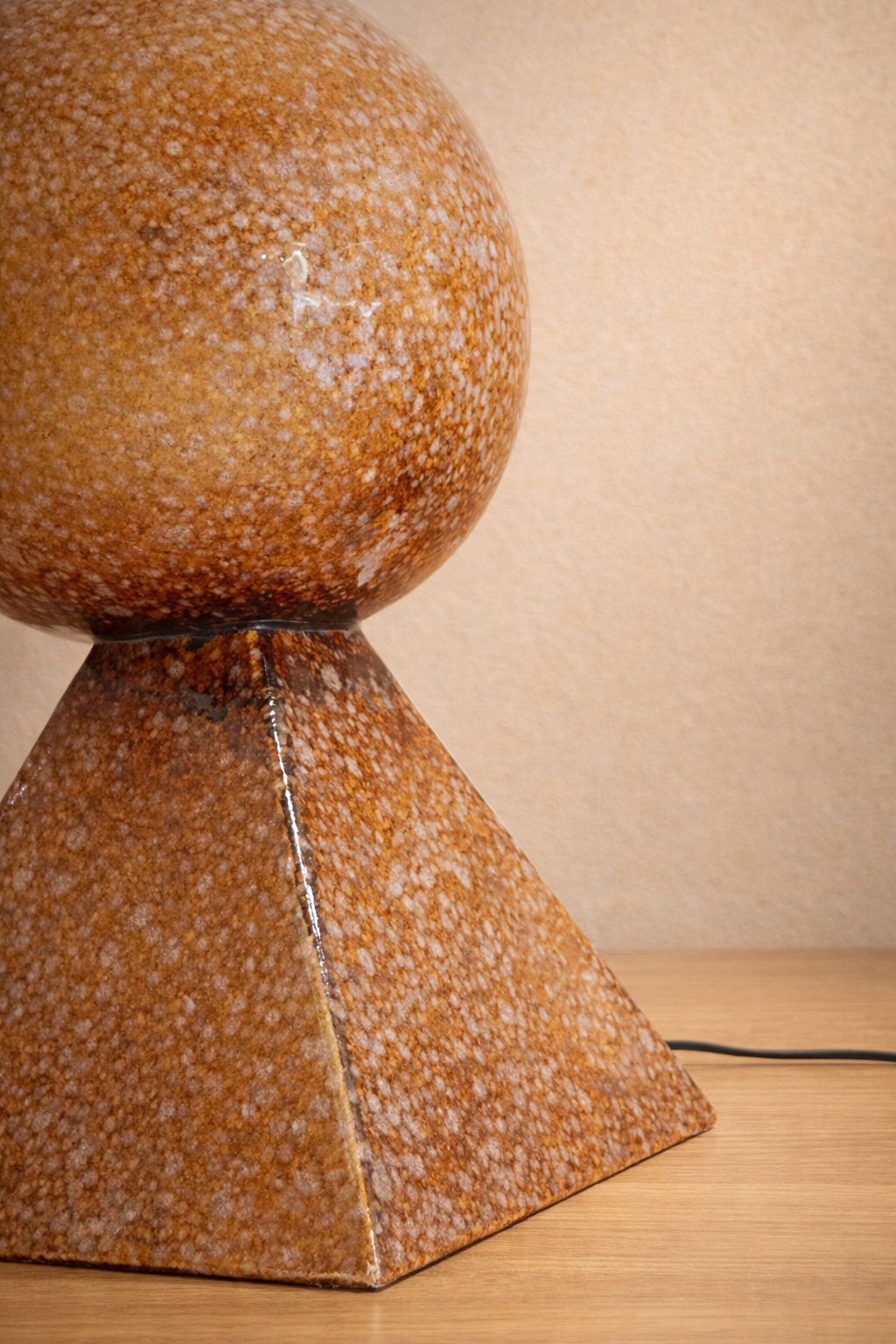 Amber Totem Table Lamp