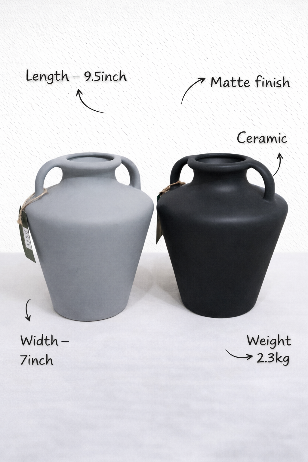 Mist Handle Vase