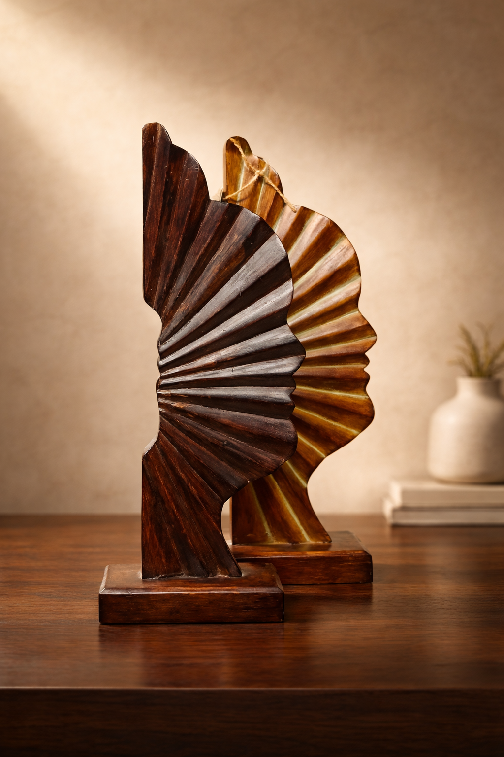 Harmony Faces Wooden Art Piece