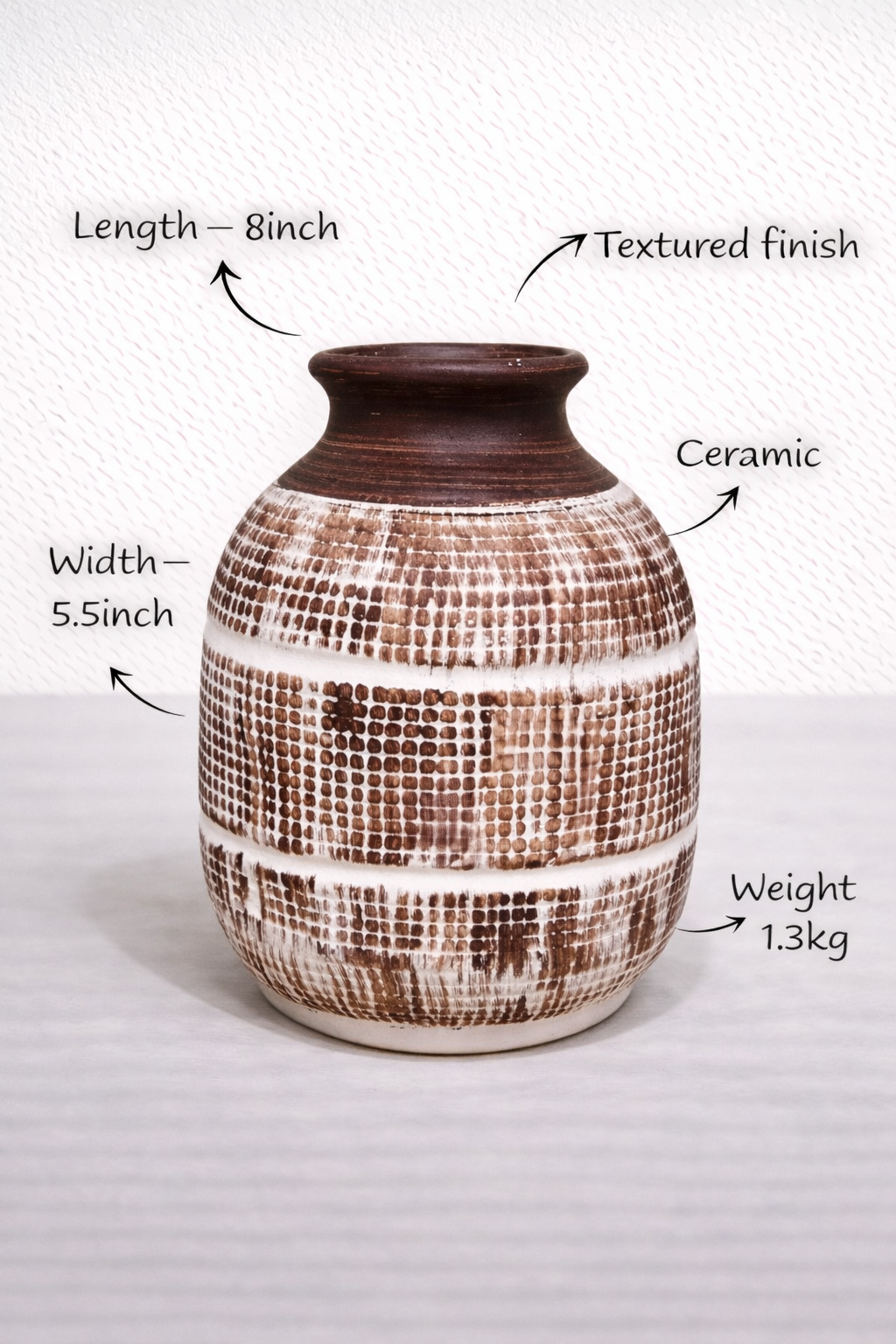 Grid Artisanal Vase