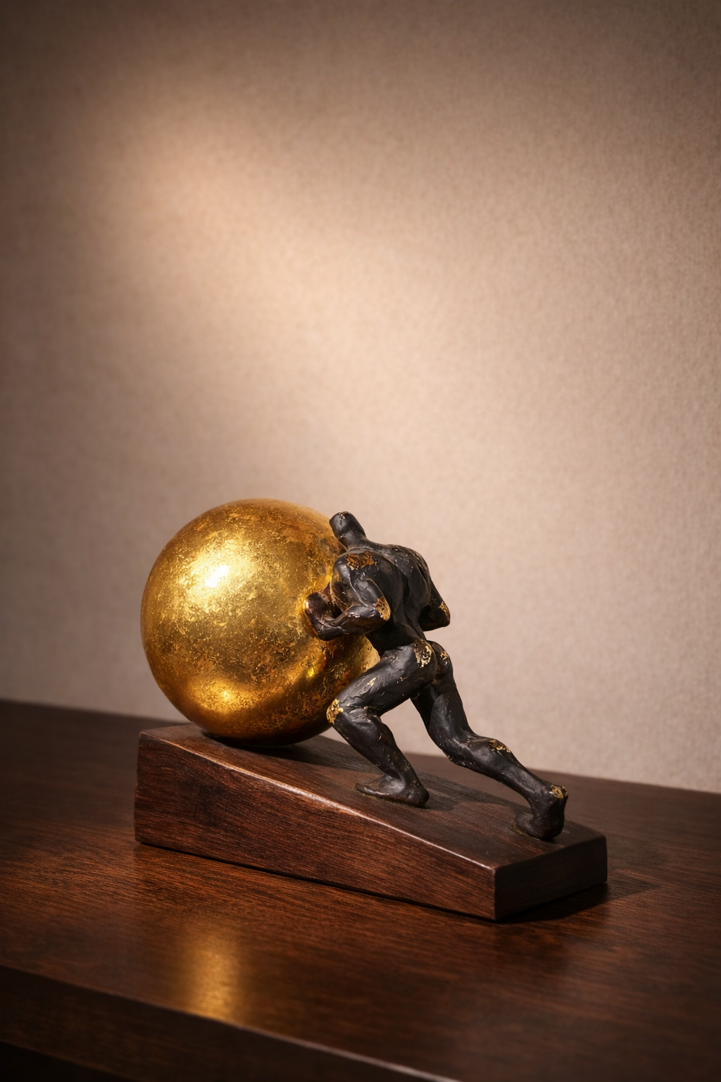 Golden Resolve Figurine