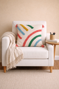 Tassels colorful 24*24 Cushion Cover