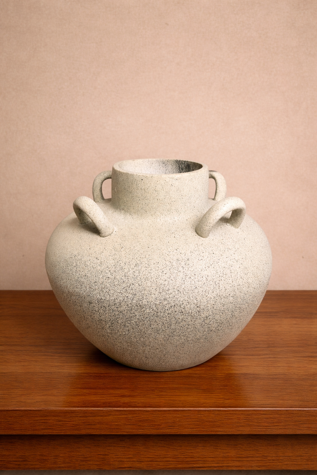 Speckled Serenity Ceramic Vase