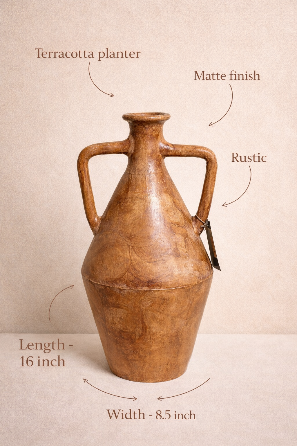 Terra Aurea Terracotta Planter