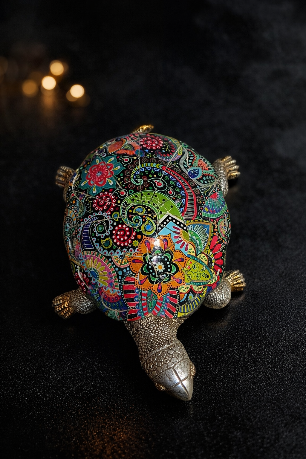 Vibrant Mosaic Turtle