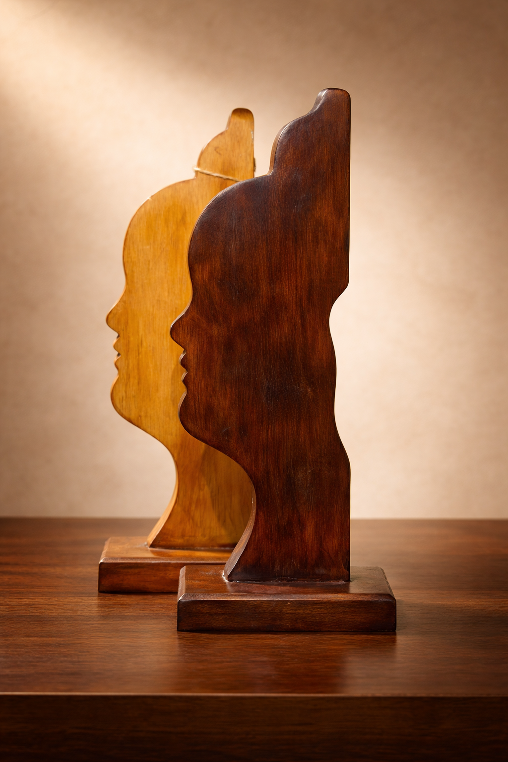 Harmony Faces Wooden Art Piece
