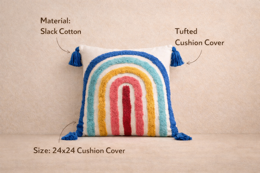 Rainbow 24*24 Cushion Cover