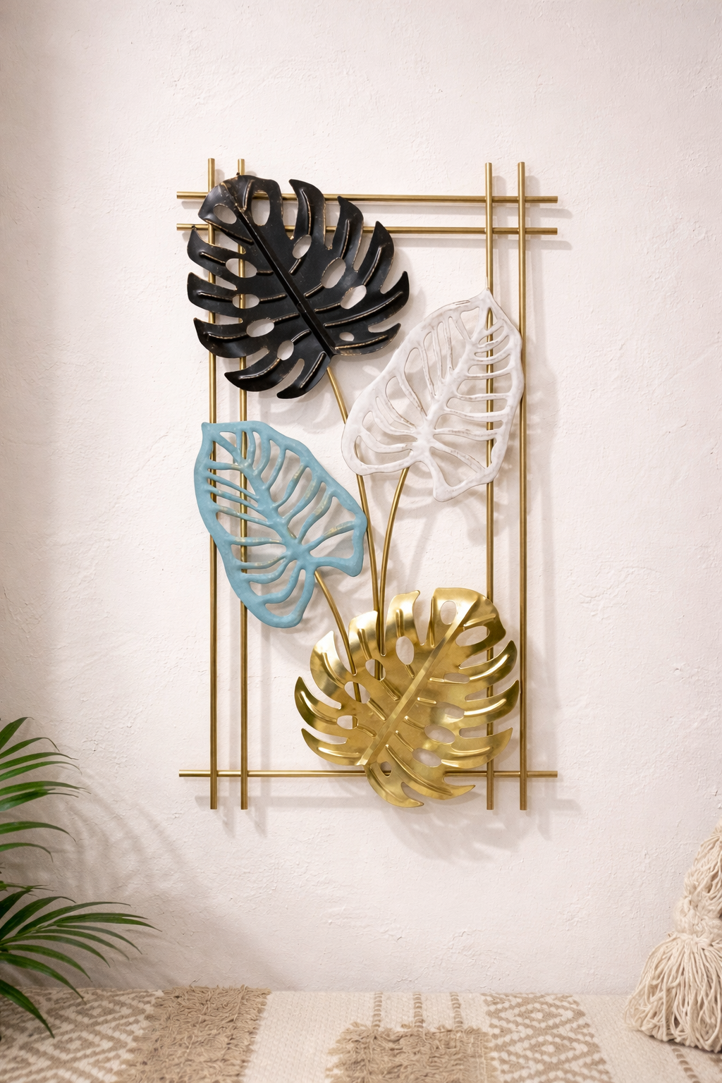 Tropical Luxe Metal Wall Art
