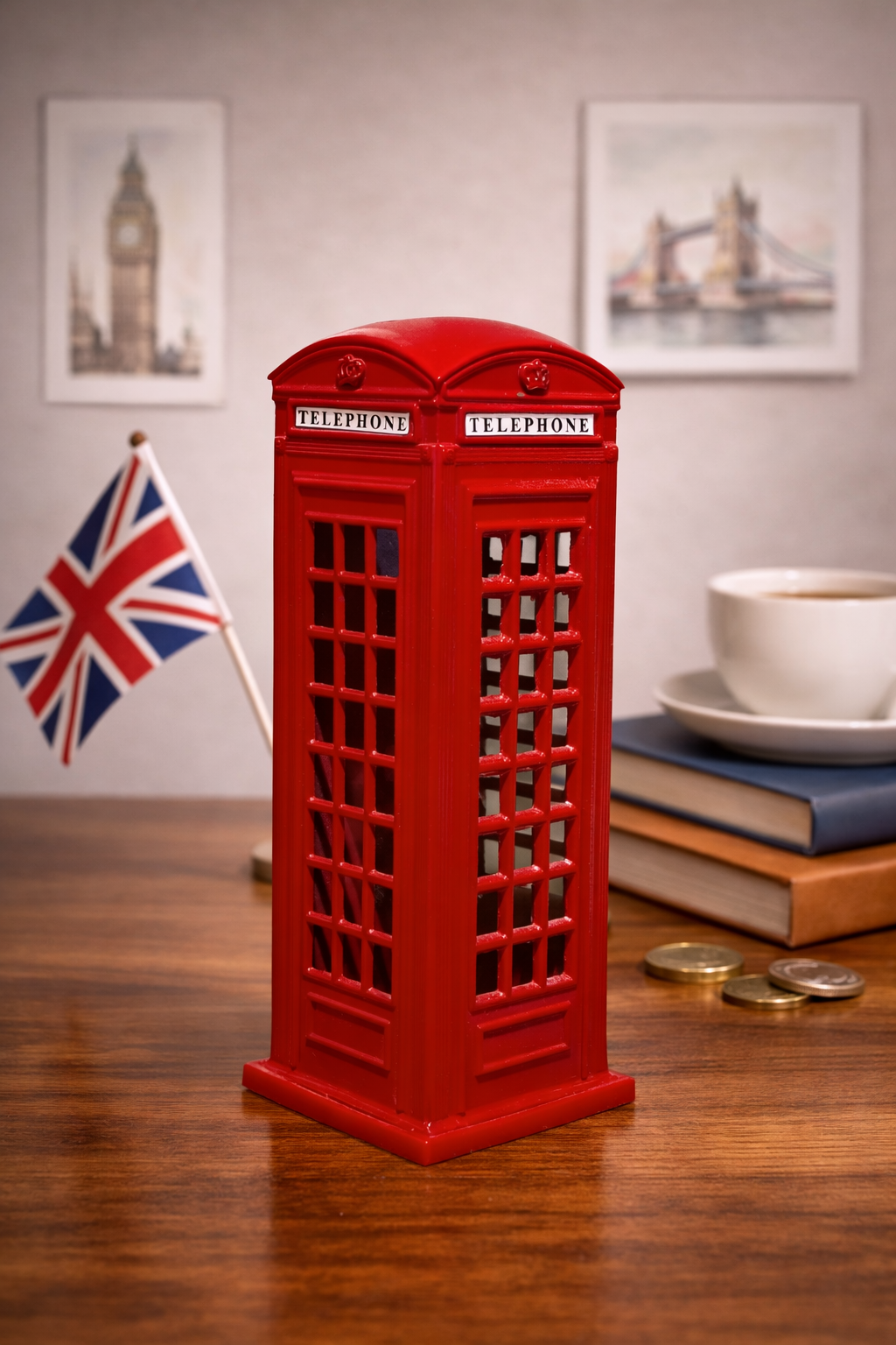 London Classic Telephone Booth Décor