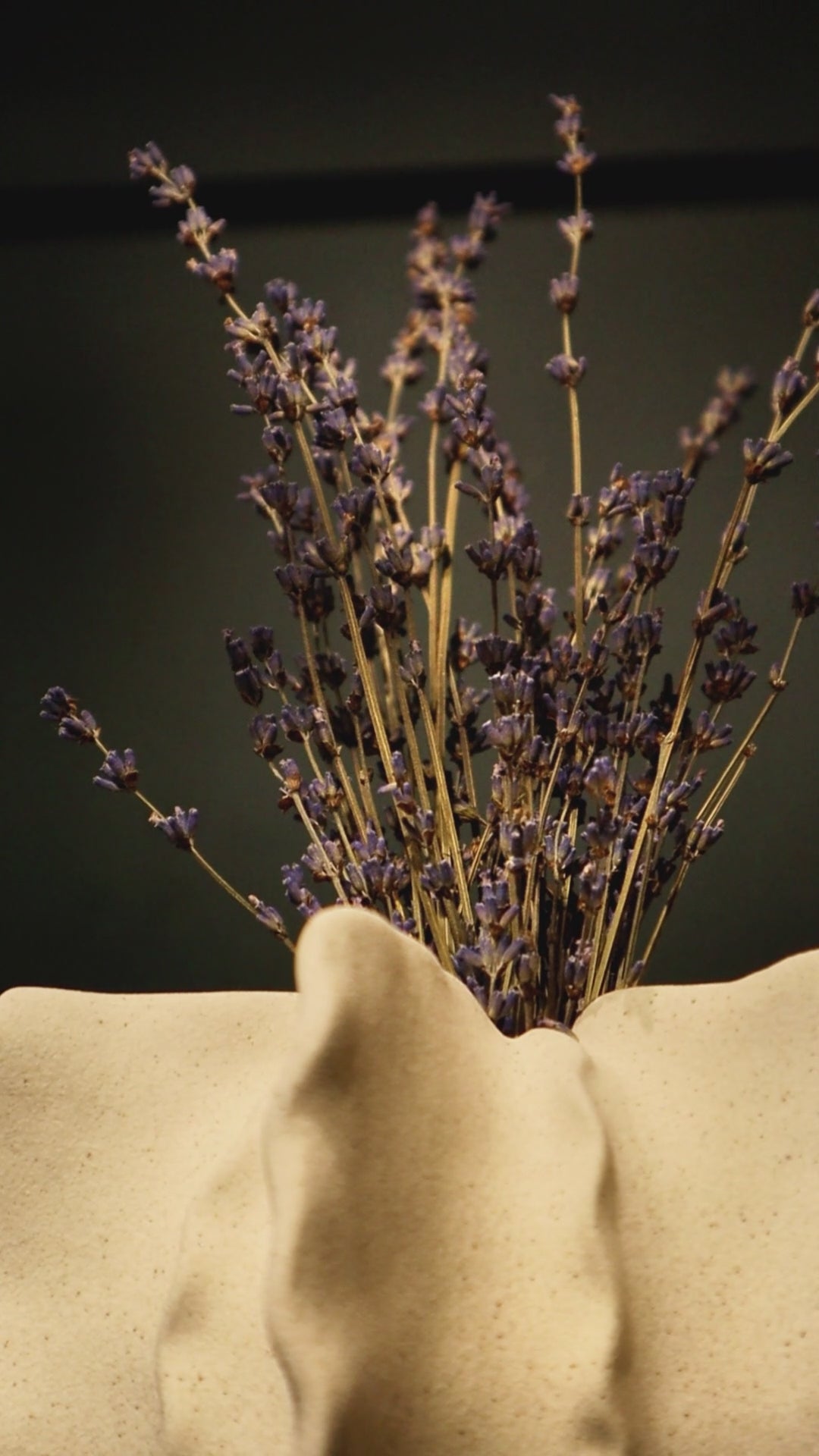 Fluted Fin Ceramic Vase